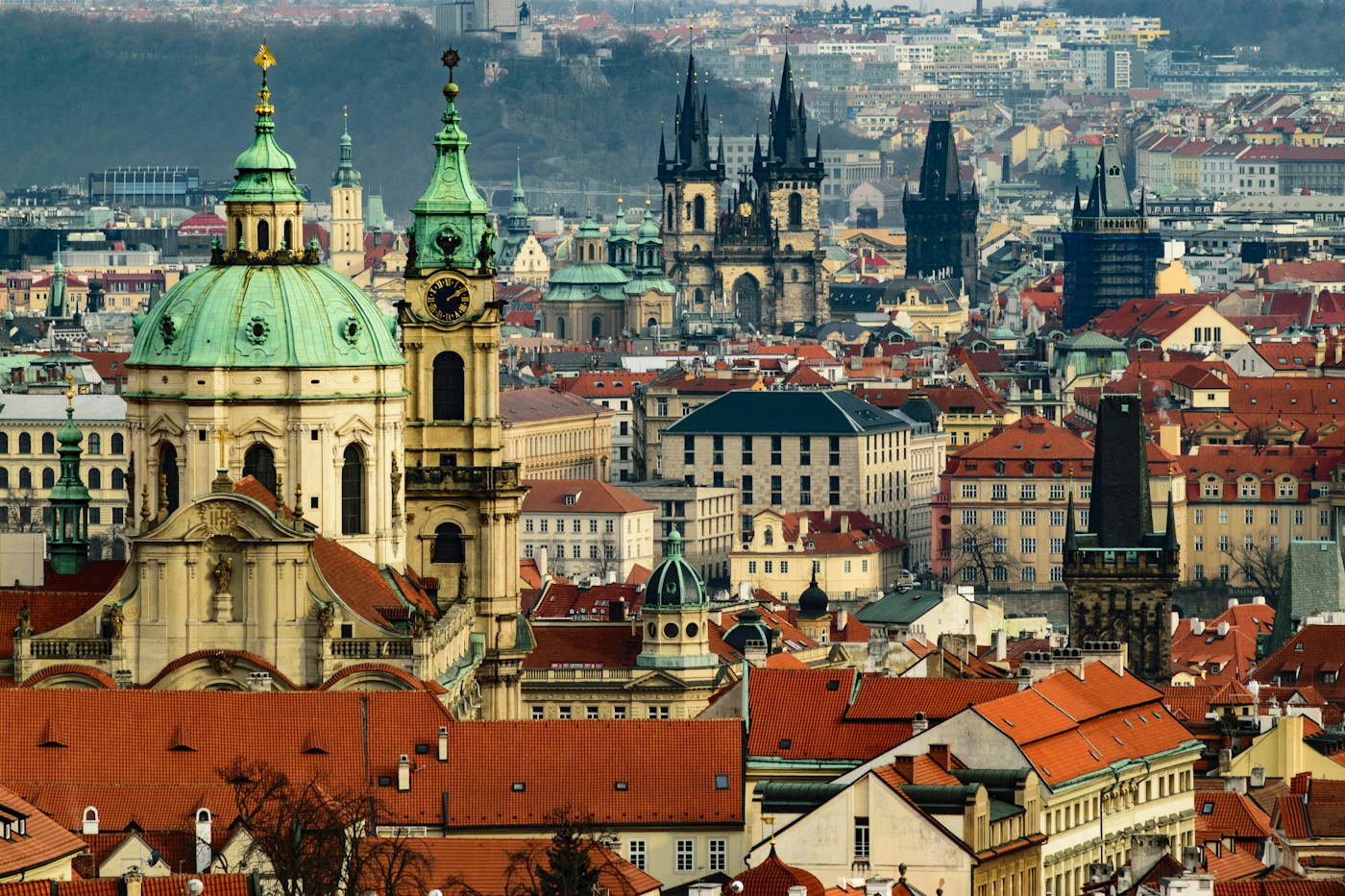 Czech architectural scenery illustrating the destination